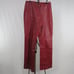 INC Red Leather Pants