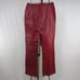INC Red Leather Pants