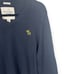 Y2K Abercrombie & Fitch Mens Navy Muscle Sweater XL Academia Preppy Streetwear