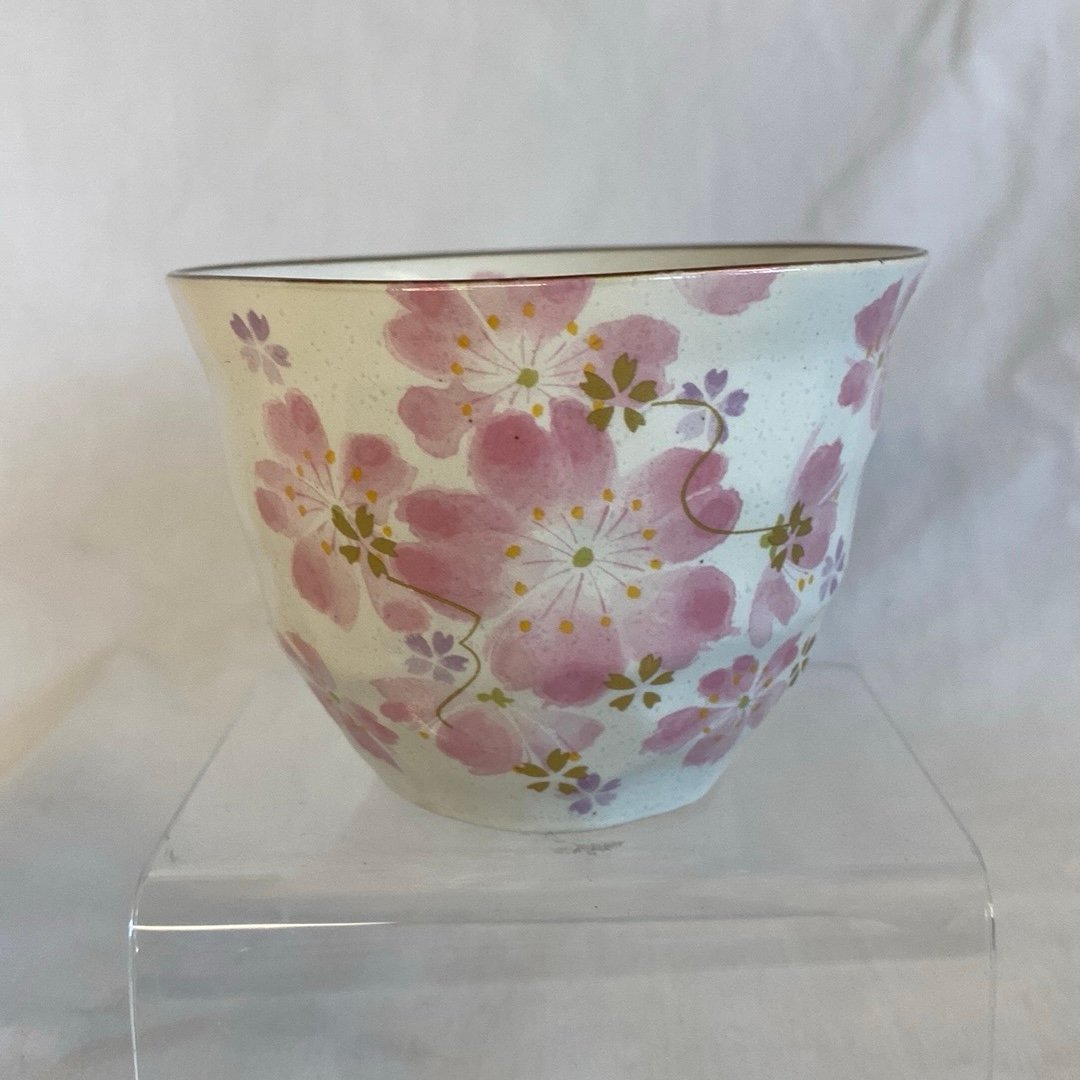Hana Matsuri Tea Cup or Rice Bowl ~ Flower Festival Cherry Blossom