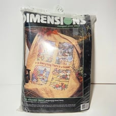 1998 Dimensions The Seasons Quilt Stamped Cross Stitch Kit #3180 By Karen Avery