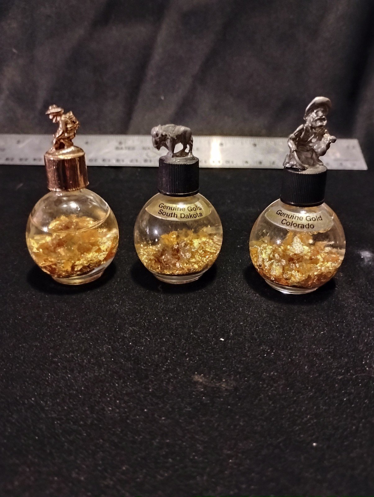 Genuine Gold flakes LOT OF 3