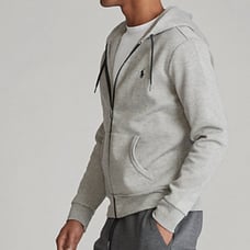 Polo Ralph Lauren Hoodie. Made from sleek, double-knit fabric, this soft hoodie