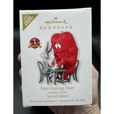Hallmark Looney Tunes 2010 Special Edition Hair-Raising Hare Ornament New!! -26A