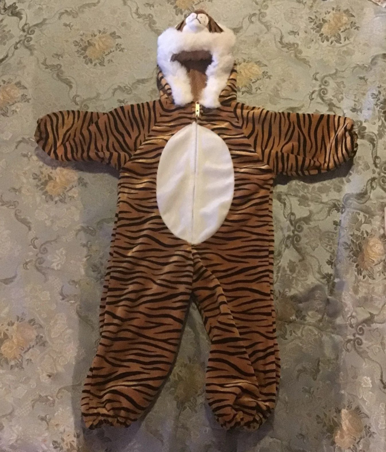Plush Tiger Onsie Sleeper / Costume