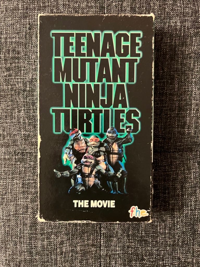 Teenage Mutant Ninja Turtles Live Action 1990 VHS