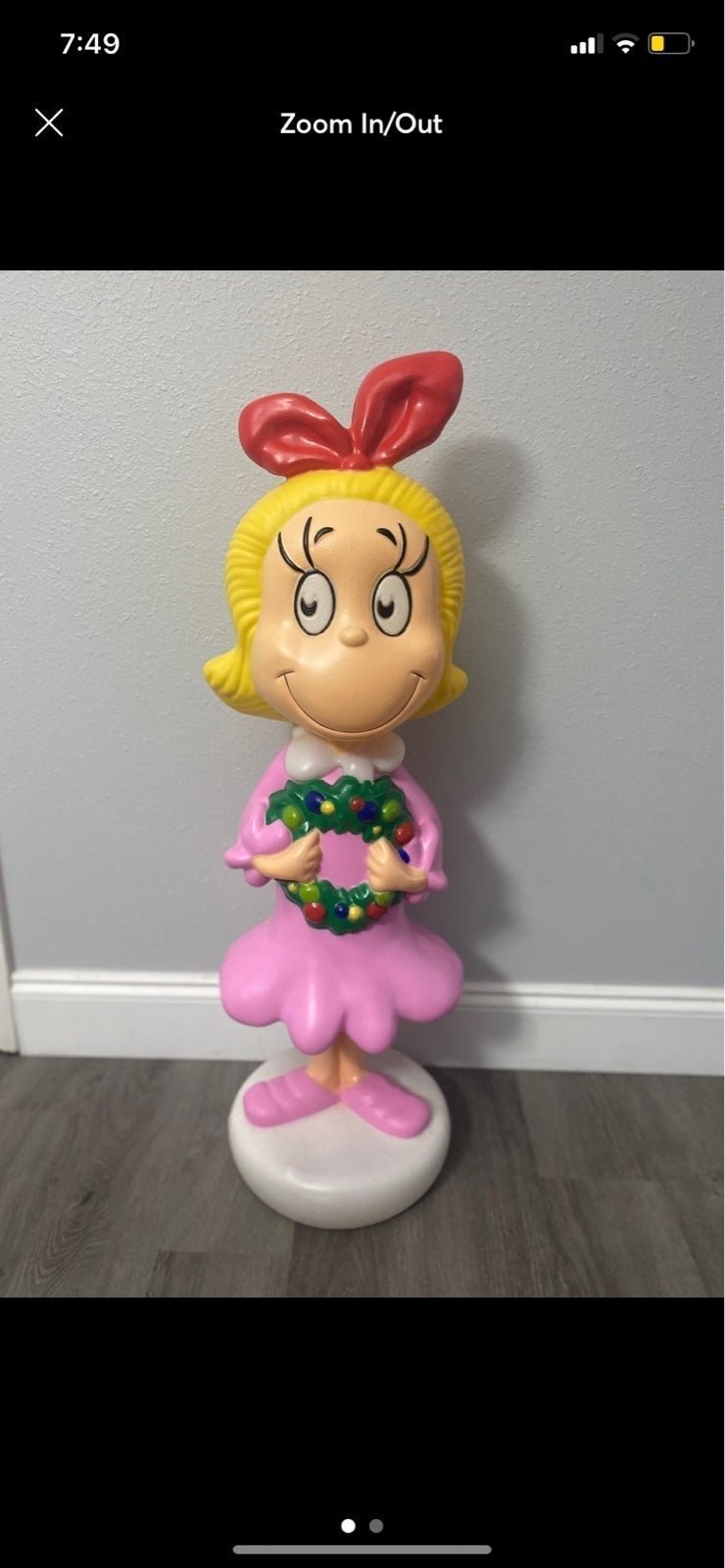 cindy lou who blow mold