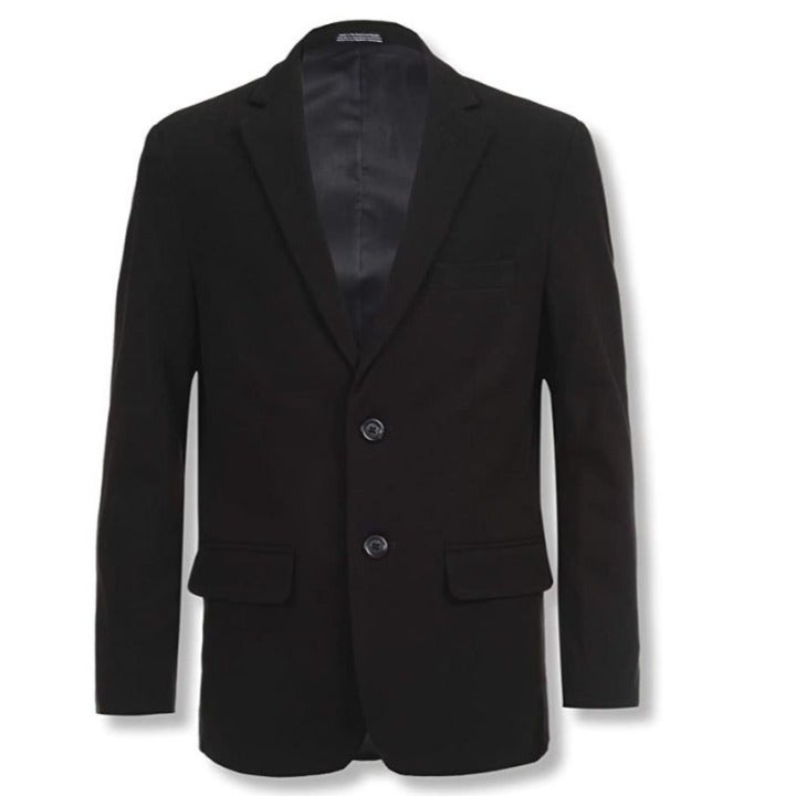 Calvin Klein Boys' Bi-Stretch Blazer Suit Jacket, 2-Button Single Breasted