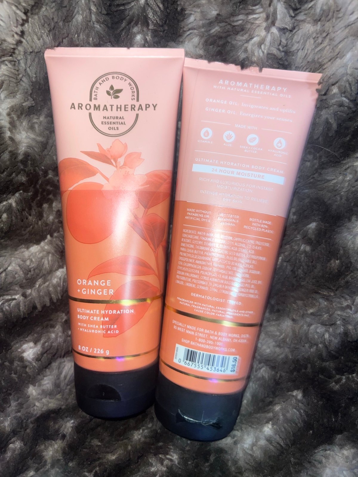 Bath & body Works Orange ginger body cream x2