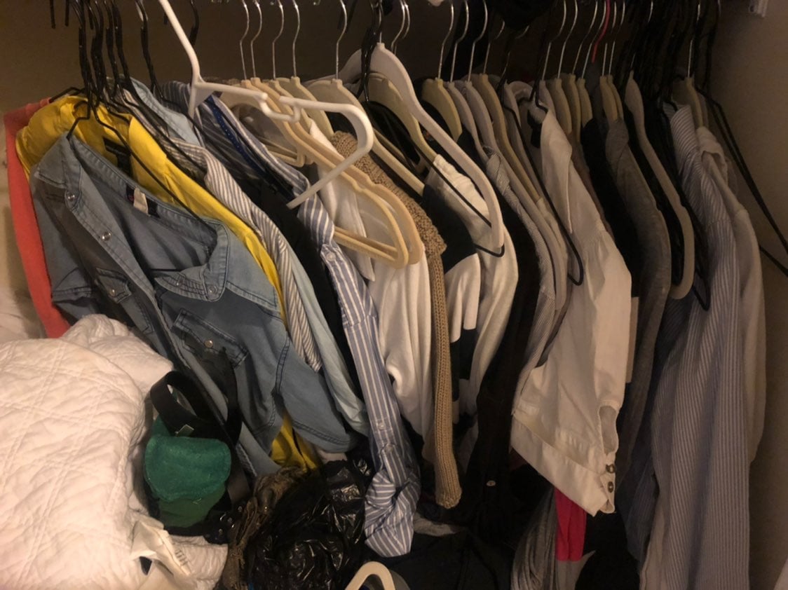 huge lot of button up shirts and cardiga