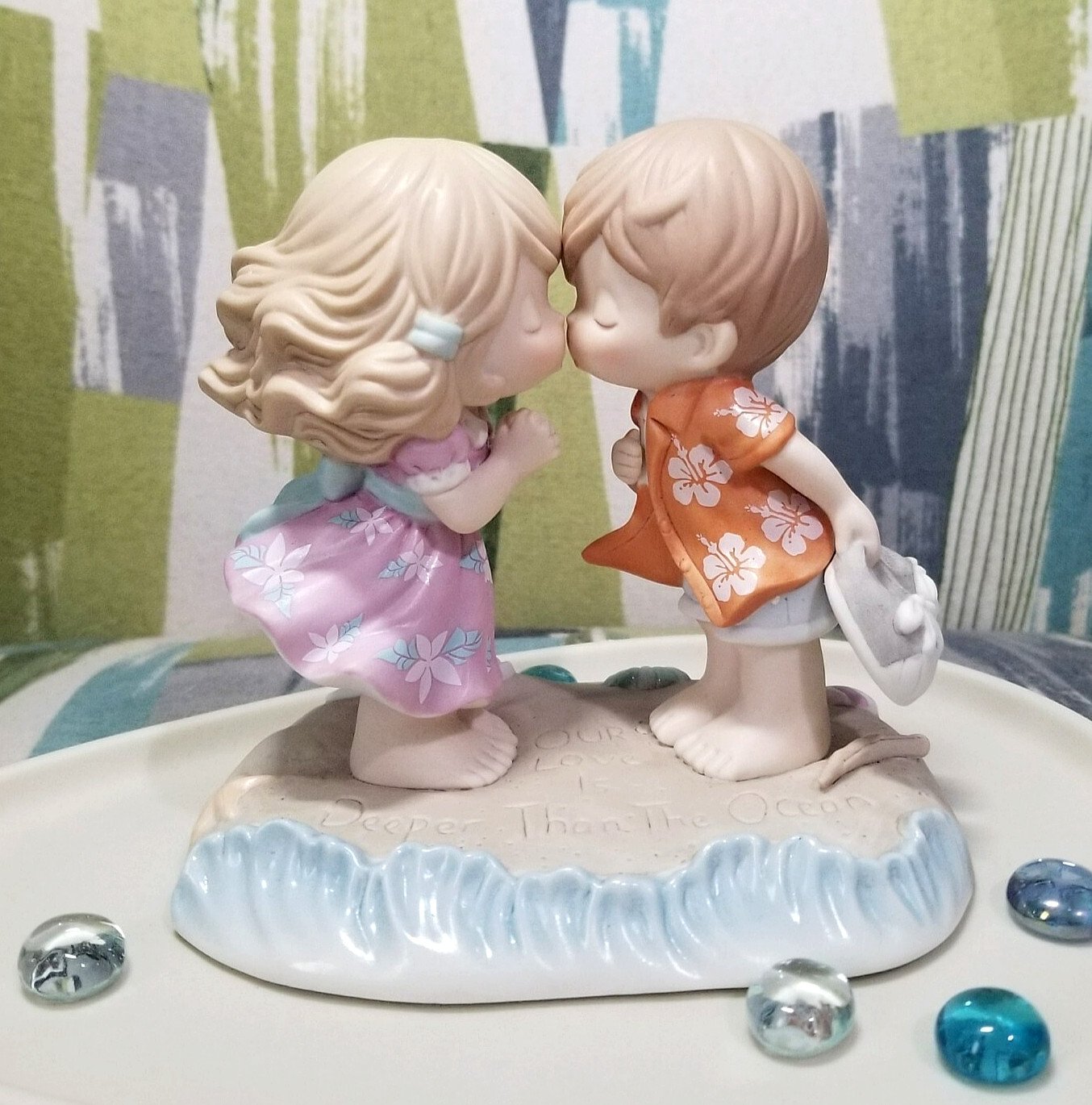 Precious Moments Our Love Is Deeper Than The Ocean Porcelain Figurine Maritime