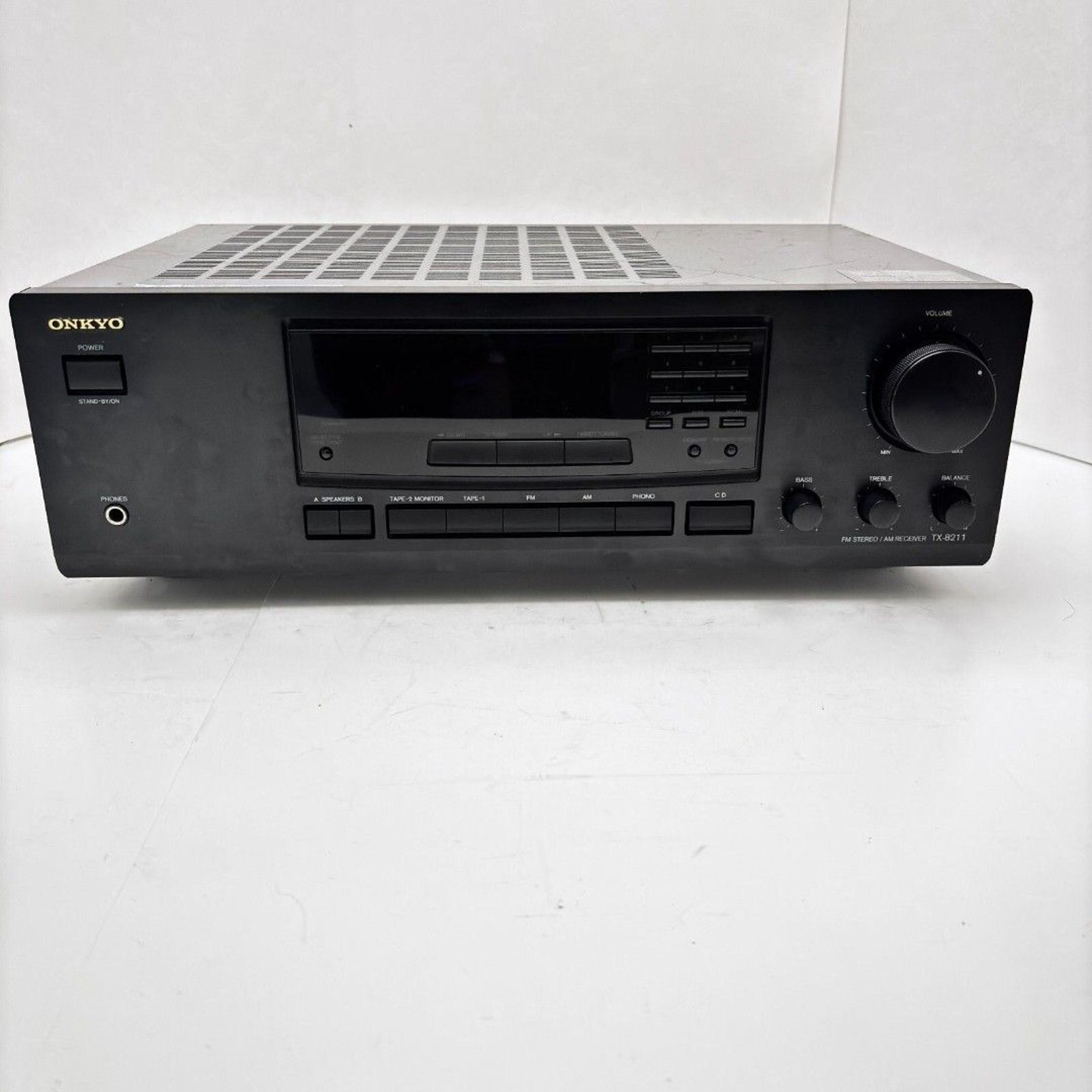 Onkyo TX-8211 Stereo Receiver Amp | FM/AM | No Remote | Free Ship
