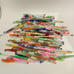 Colorful Gel Pens Lot of 112 Mixed Glitter Rainbow Assorted Most Unused