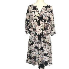 NEW Rebecca Taylor Silk Dress Floral Size 4 Pockets