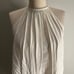 White halter blouse