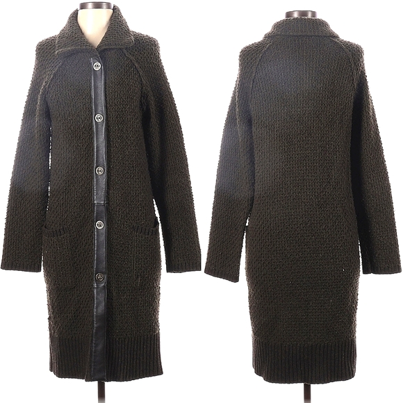 Anne Klein Knit Sweater Jacket Coat VTG
