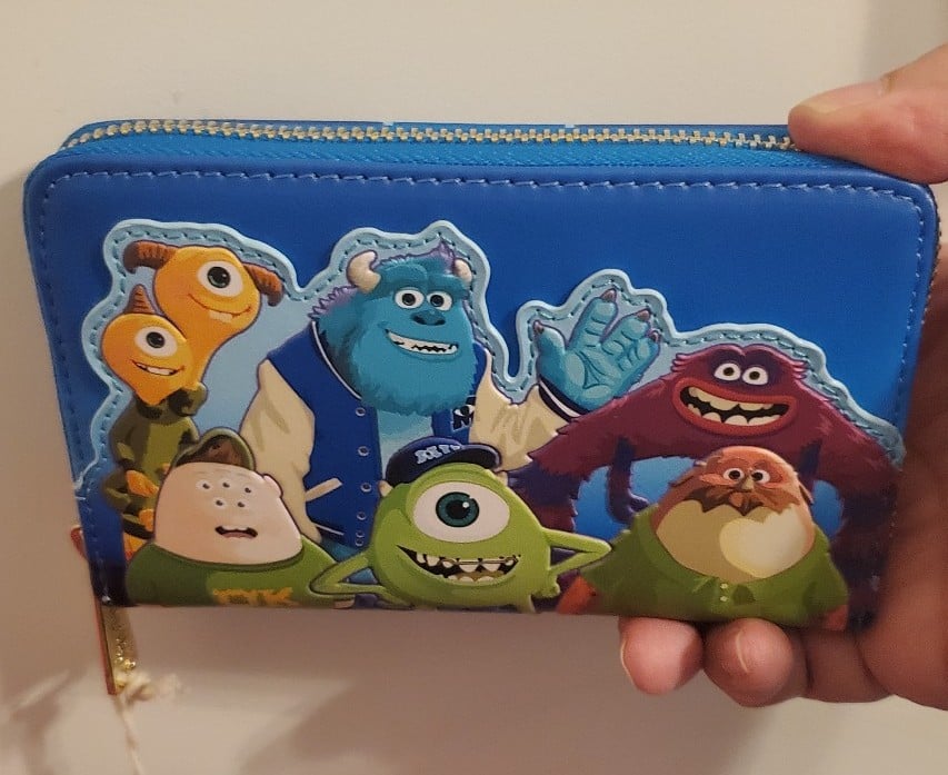Set Monster Inc Loungefly new wallet and lightly used bag