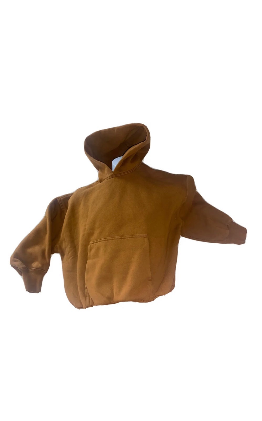 Gap YZY New w/tags authentic youth double layer hoodie sweatshirt brown small