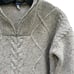 Joules Wool Sweater Sz 4 Chunky Cable Knit Quarter Zip Jumper Cabincore Normcore