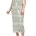 Caroline Constas Sequin Midi Sleeveless Dress Mint and White - Large