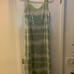 Caroline Constas Sequin Midi Sleeveless Dress Mint and White - Large