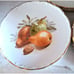 1950s Vintage Laughlin Porcelain Bavaria Germany Fruit Pattern Dessert Plates