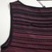 St. John Collection Santana Knit Top M Striped Sleeveless Tank Wool Rayon Multi