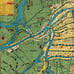 National Treasure Osaka Map 1000 Piece Jigsaw Puzzle - Edo Period Osaka Map