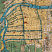 National Treasure Osaka Map 1000 Piece Jigsaw Puzzle - Edo Period Osaka Map