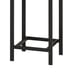 Modern Pub Table Set w/ 3 Hanging Stools - Natural/Black