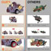 Dinosaur Toy Pull Back Cars: 6 Pack Dinosaur Toys for Kids 3-5