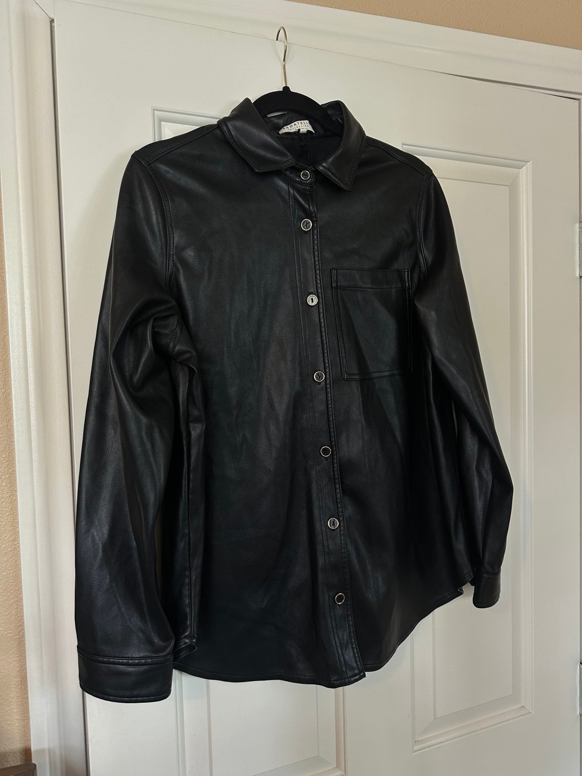 Leather shirt