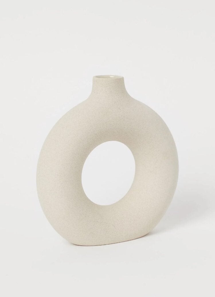 Large H&M Donut Vase