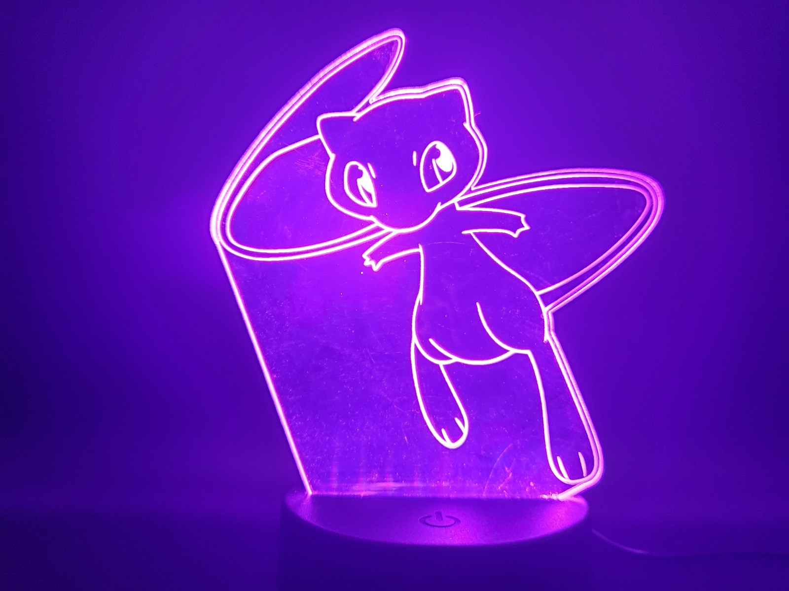 Mew Pokémon Gameroom Lamp