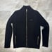 Lauren Ralph Lauren Mens Cardigan Size L Sweater Zipper Rib Knit Black
