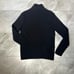 Lauren Ralph Lauren Mens Cardigan Size L Sweater Zipper Rib Knit Black