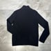 Lauren Ralph Lauren Mens Cardigan Size L Sweater Zipper Rib Knit Black