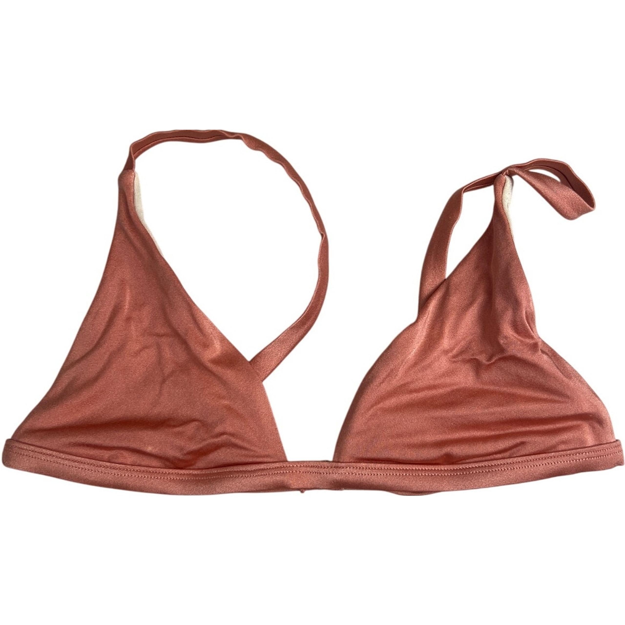 L.A. Hearts Medium PacSun Tan Triangle Bikini Top