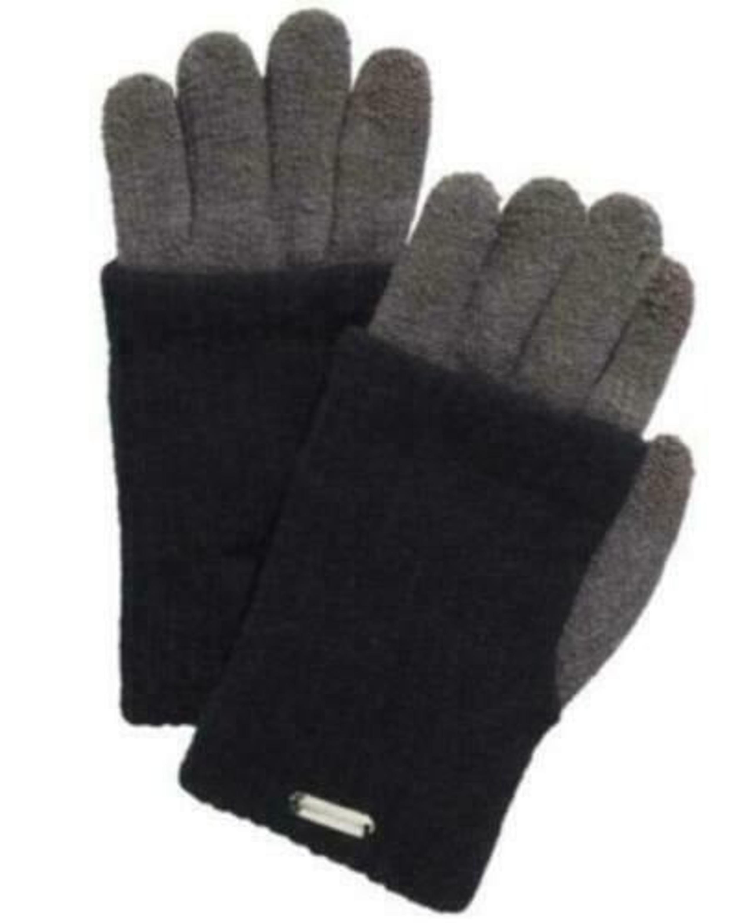 Steve Madden Solid Cover Magic EZ Tap Gloves OS -Dark Gray-