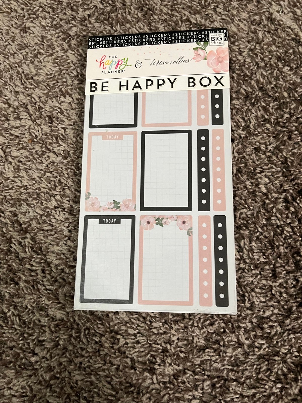Happy planner Teresa Collins happy box stickers