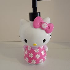 New Sanrio Hello Kitty Soap Pump Dispenser With Pink Dress with Flowers