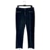 Siena Studio Pants Women 10 Black Suede Leather Zipper Accents Straight Leg