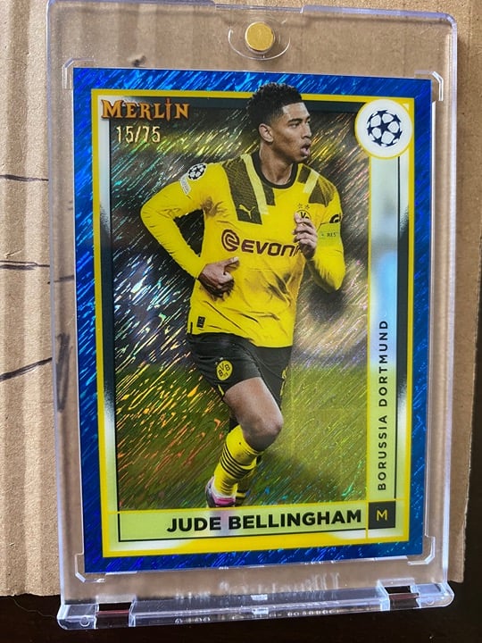 2022-2023 Topps Chrome Merlin Jude Bellingham /75