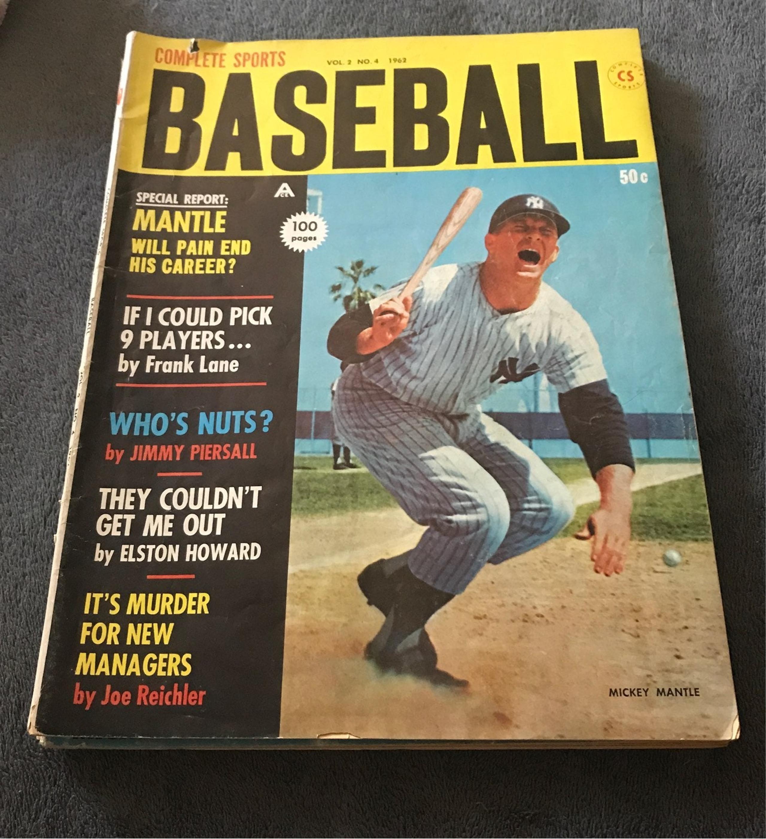 Lot of 3 vintage baseball magazines