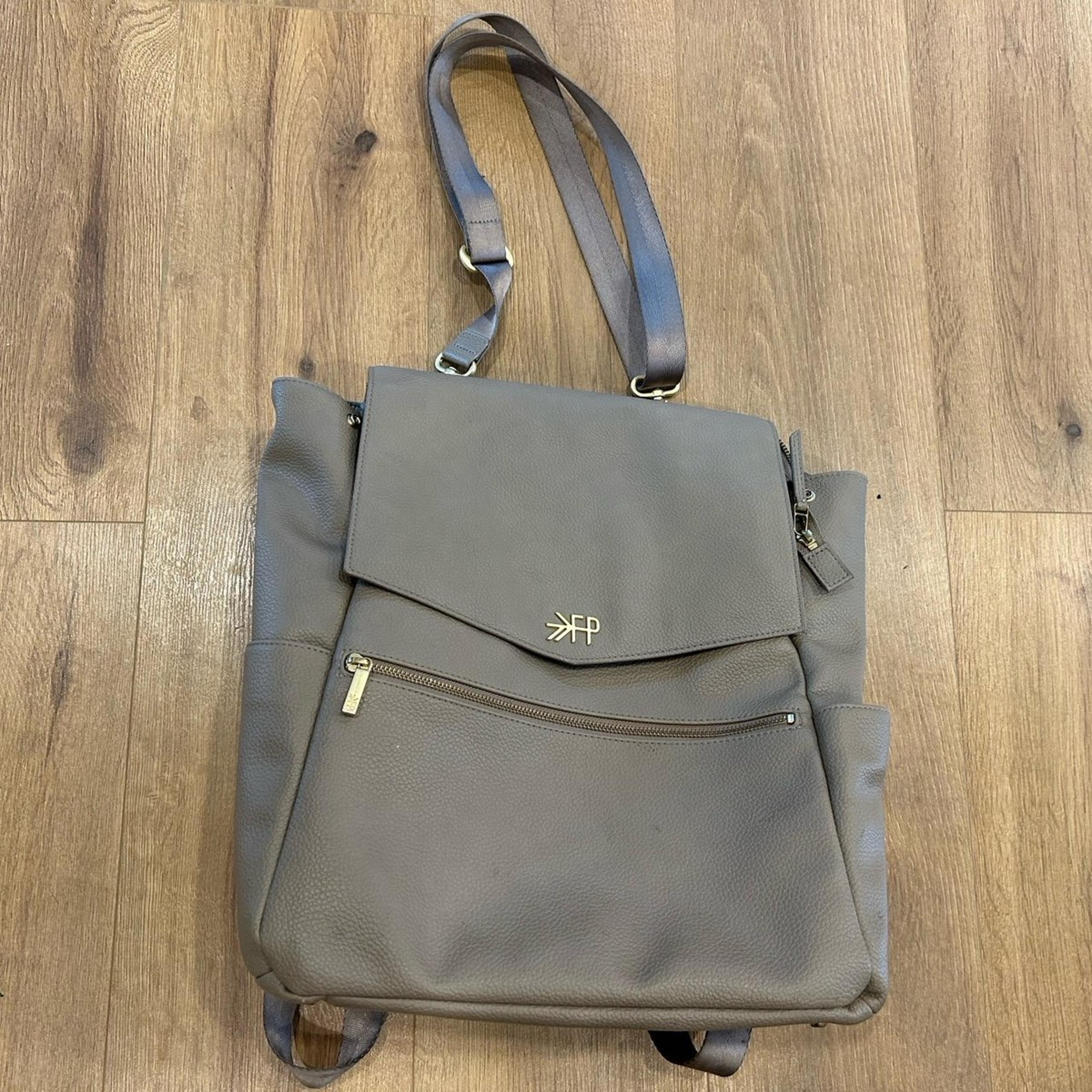 Freshly Picked Gray Backpack Diaper bag