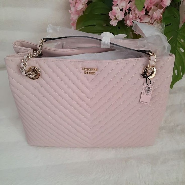 Victoria s Secret Pebbled Tote Bags Mercari