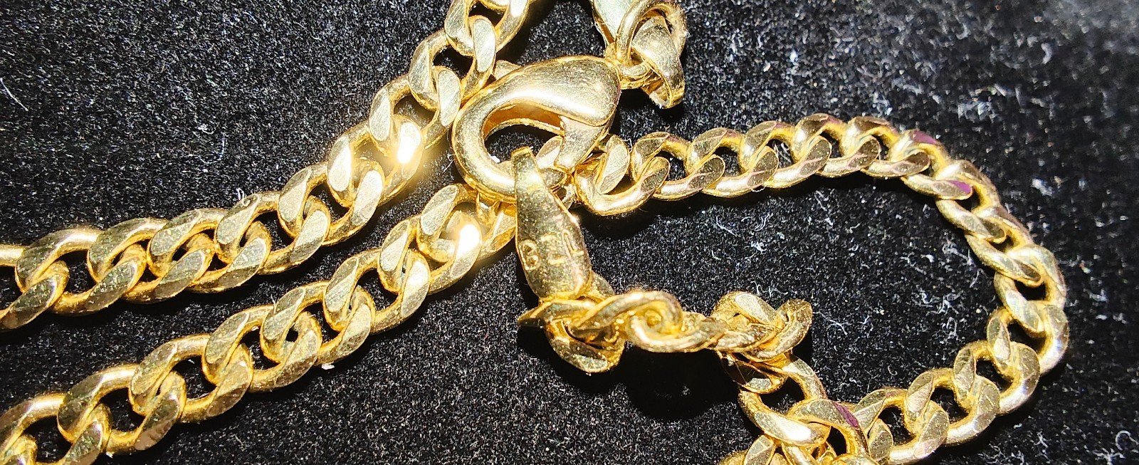 18k Brazilian gold filled Cuban necklace