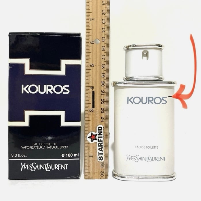 YSL Yves Saint Laurent Kouros Eau De Toilette Spray Cologne 3.3 oz 100ml Men
