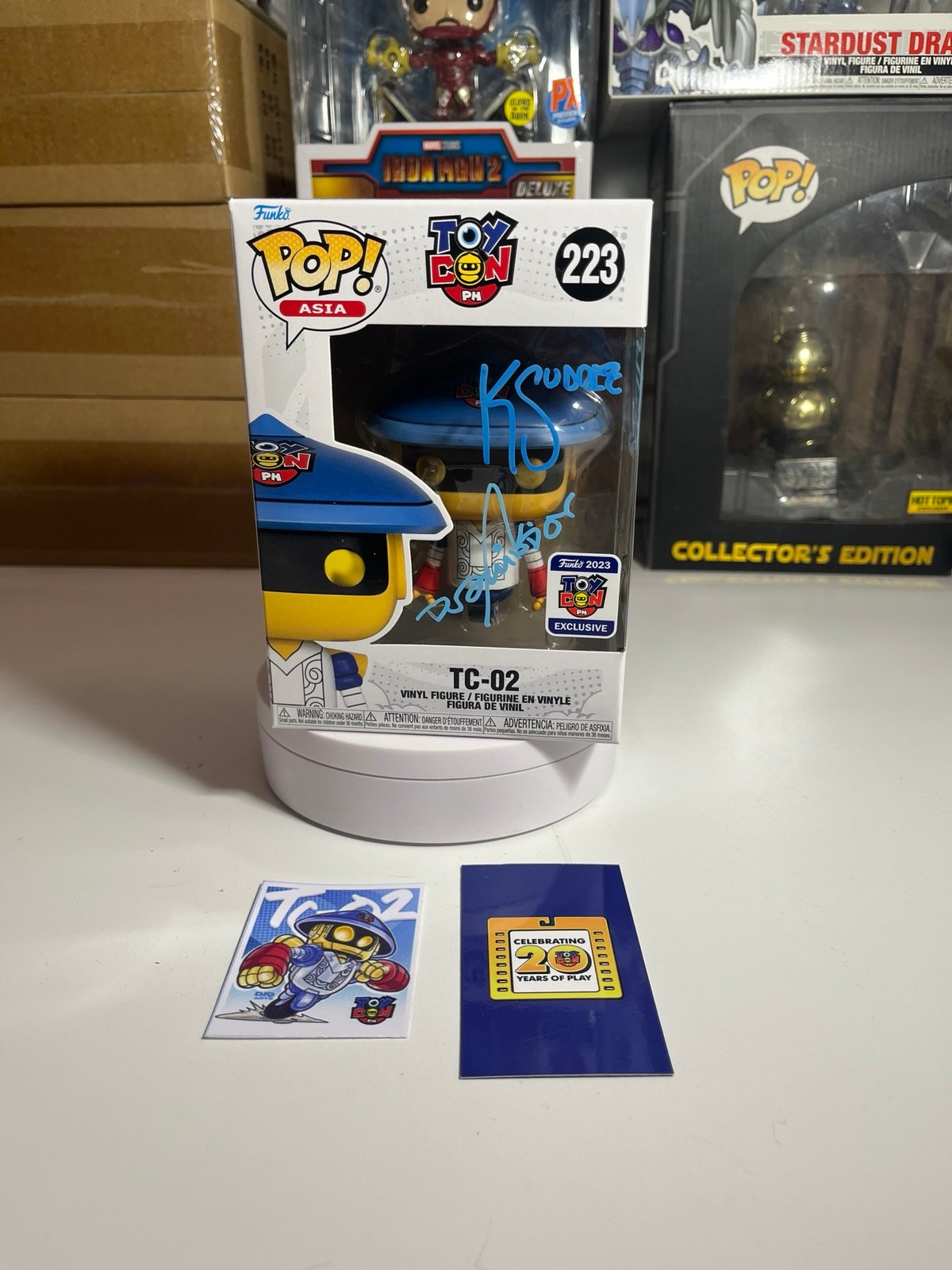 Pop Funko #223 Toy Con PH TC-02 TOY CON Exclusively signed by actor