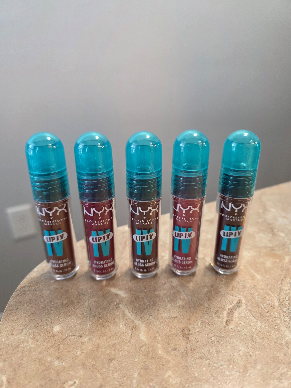 NYX lip IV gloss serum set of 5